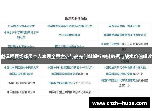 世俱杯赛场球员个人表现全景盘点与高光时刻解析关键数据与战术价值解读